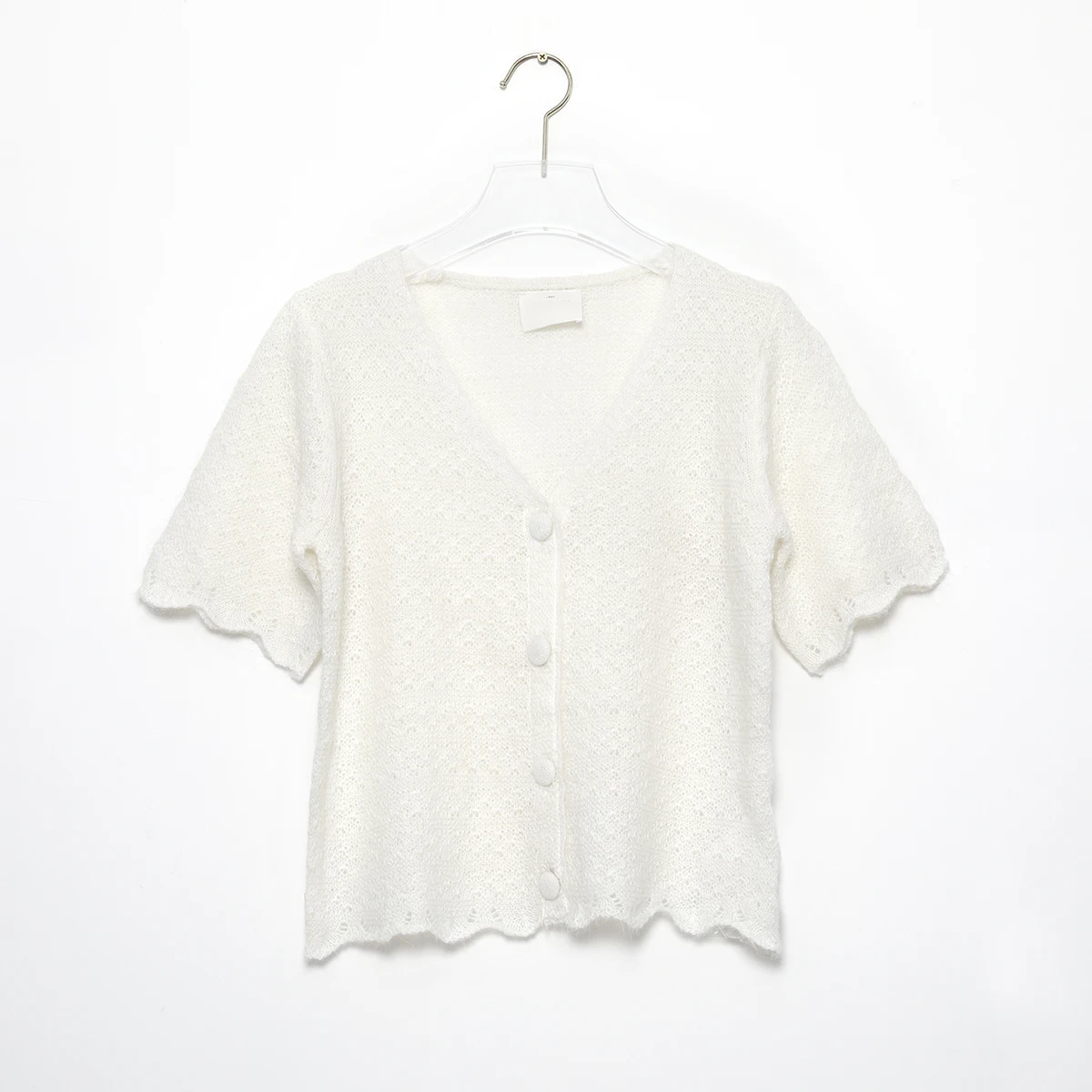 Miyake High Collar Stick Drill Folds Color
