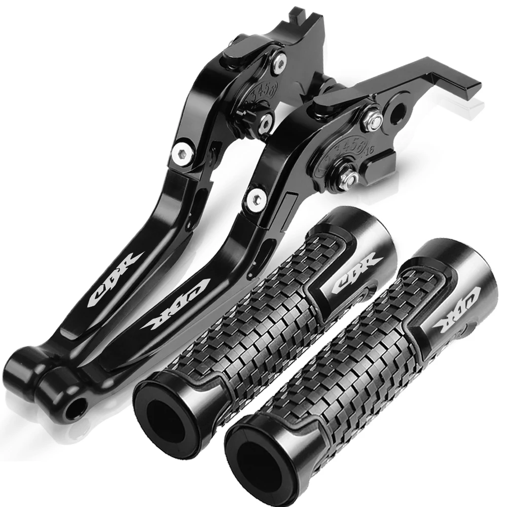 

For Honda CBR125R CB125R CBR250R CBR CB 125R 250R 125 250 R Motorcycle CNC Adjustable Brake Clutch Lever Handle Grips Handlebars