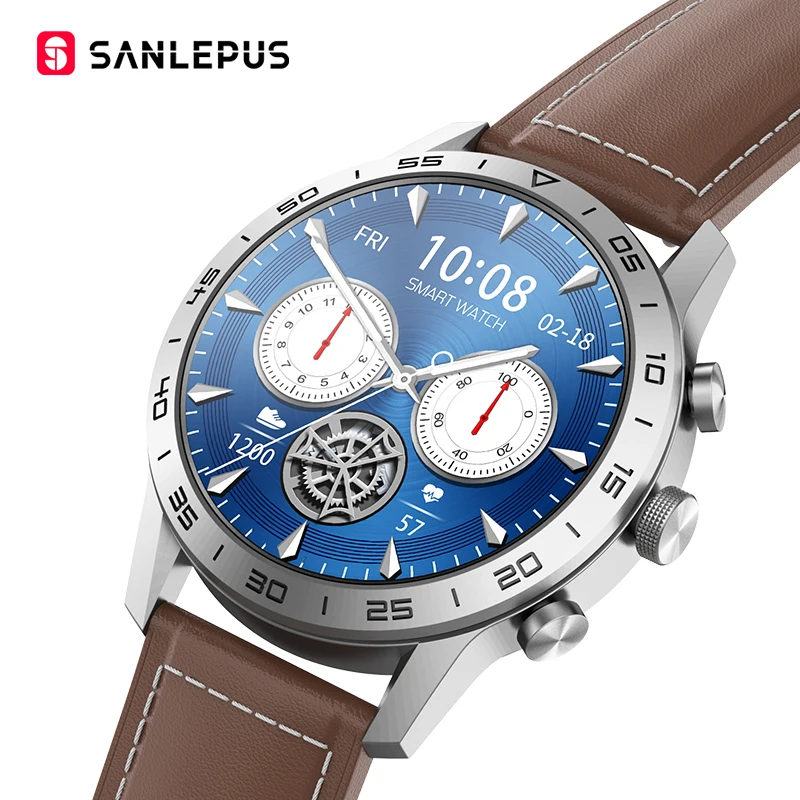 SANLEPUS Wireless Charging Smart Watch 2021 NEW IP68 Waterproof Smartwatch Men's Watches Fitness Bracelet For Apple Android