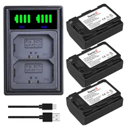 3Pc fpr sony a7 iii NP-FZ100 FZ100 Battery Bateria + Charger For Sony Alpha 9 A9 9R A9R BC-QZ1 For Sony a9 a7R III A6600