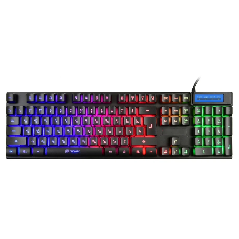 Клавиатура OKLICK 760G GENESIS, черный