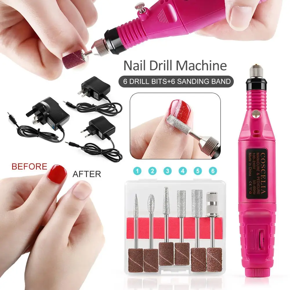 36W UV Lamp Nail Set For Manicure Kit Gel Varnish Set Nail Drill Machine Kit Nail File Tool Nail Extension Set