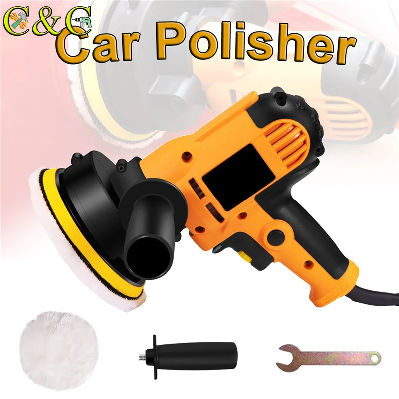 

700W Portable Electric Car Polisher Waxing Machine Polishing Buffing Waxer Tool Polishing Machine also great for household use