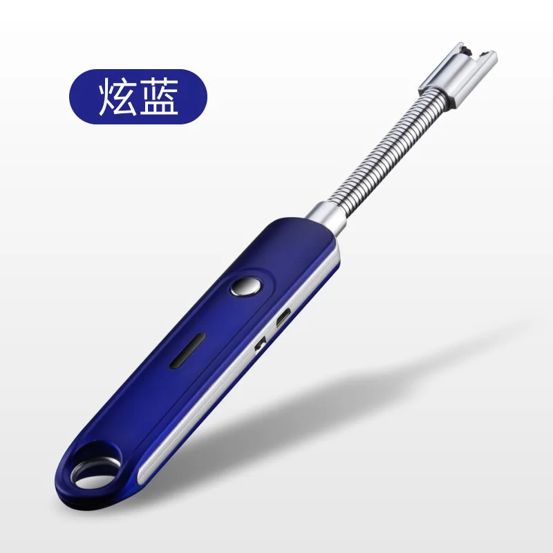 Электронная Usb зарядка дуговая плазменная Зажигалка электронный импульсный зажигалки свечи и фейерверки для барбекю кухонная зажигалка для курительных трубок - Цвет: 6