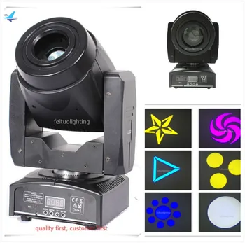 

E-12x with fly case Motorized focus 60w mini led spot moving head 3-facet prism dj disco stage light
