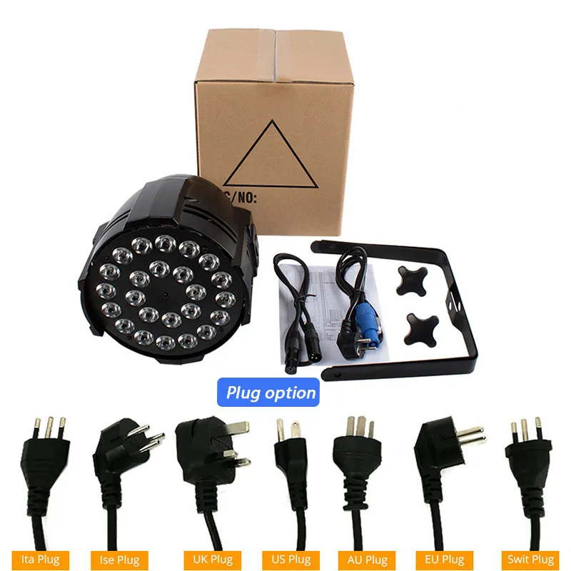 8pcs:lot,18x18W RGBWA UV Led Par Lighting 6in1 DMX Aluminum 18x12W 4in1 DJ Disco Wash Effect 18x15W 5in1Professional Stage Light5