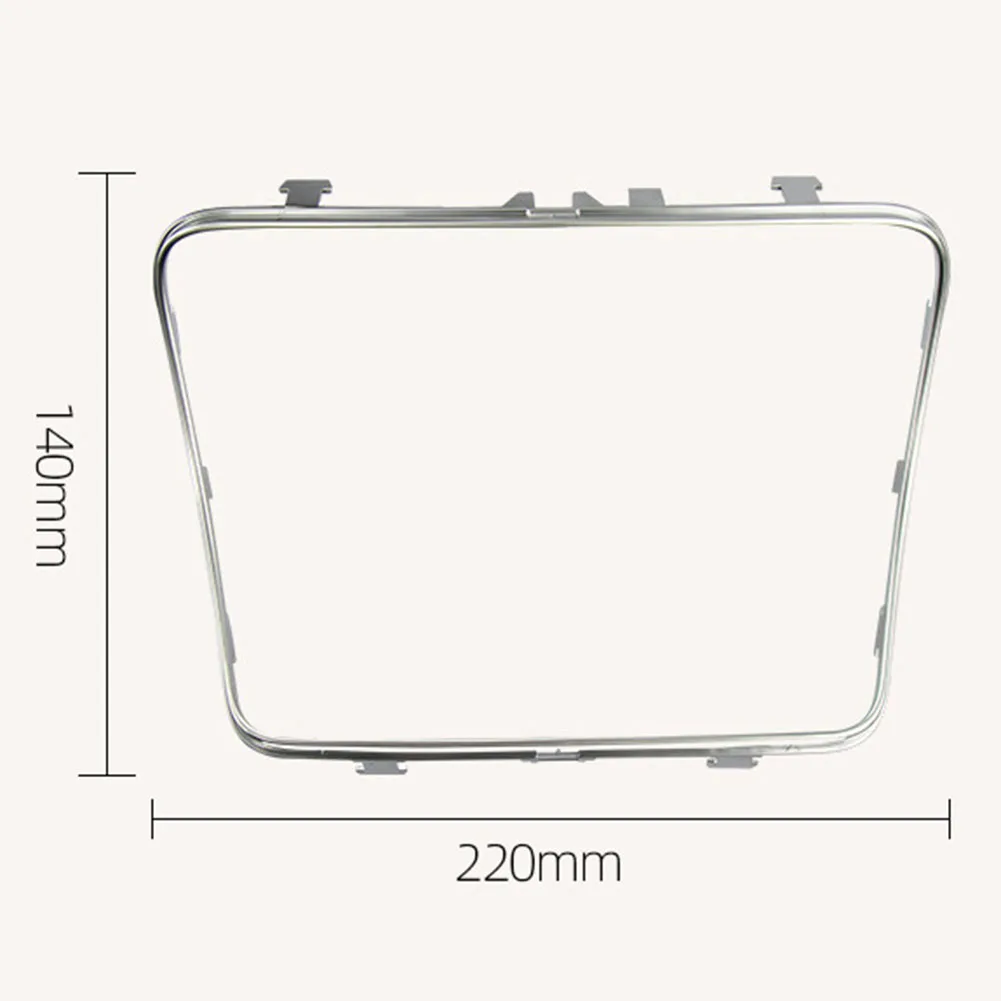 콘솔 센터 재떨이 컵 홀더 스트립 트림 부품, 메르세데스 벤츠 GLC C 클래스 W253 W205 2015-2020 용 개인 크롬 프레임
