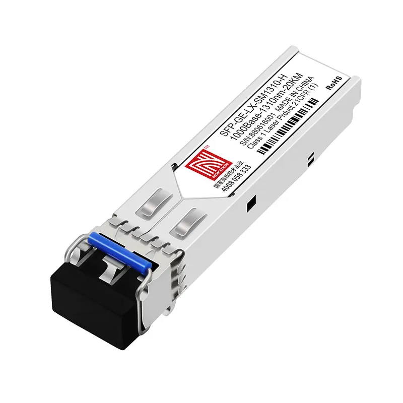 1Pair Nokoxin H3C Huawe Ciscoo SFP-GE-LX-SM1310-A 1310nm-20km Optical Module Gigabit Single Mode Dual Fiber Optical Module 1.25G