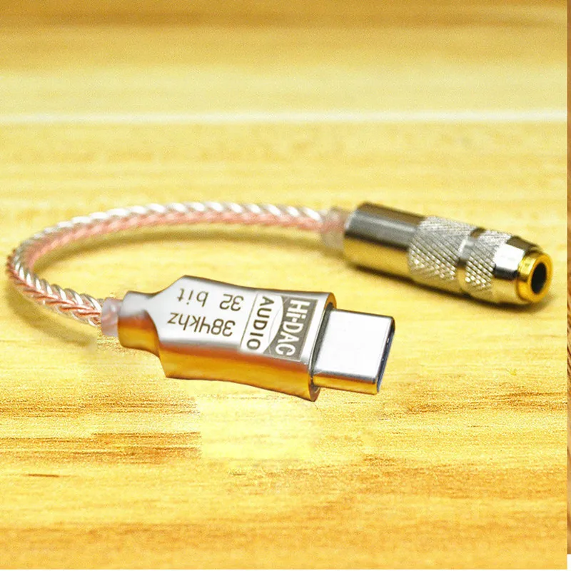 USB Type C To 3 5mm Jack Audio Adapter Portable HIFI DAC Headphone Amplifier Decoder Converter For Andoid Win10 Ipad ALC5686