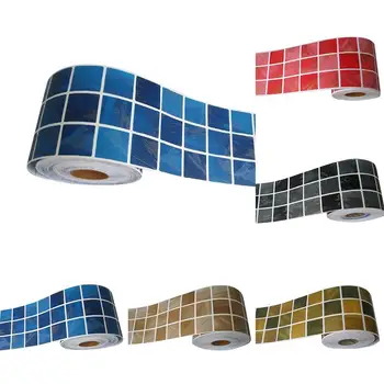 

1m Waterproof Tile Wall Sticker Decal Floor Kitchen Bathroom Self-adhesive Decal