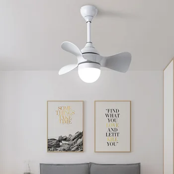 

23 Inch Fan lamp Ceiling fans lights Light Children Room Modern LED DC ventilator lamp remote control ceeling