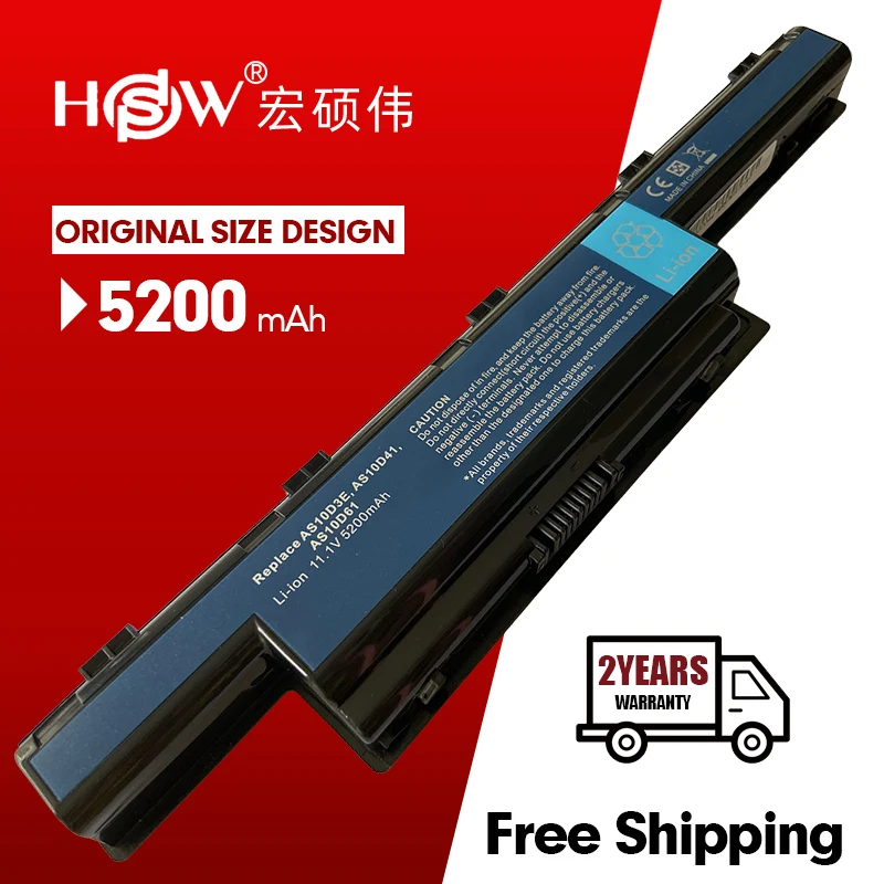 Аккумулятор для ноутбука Acer Aspire 4741 4741G 4251 5741 5750G 7551 AS10D41 AS10D51 AS10D61 AS10D71 AS10D73 AS10D75 AS10D81