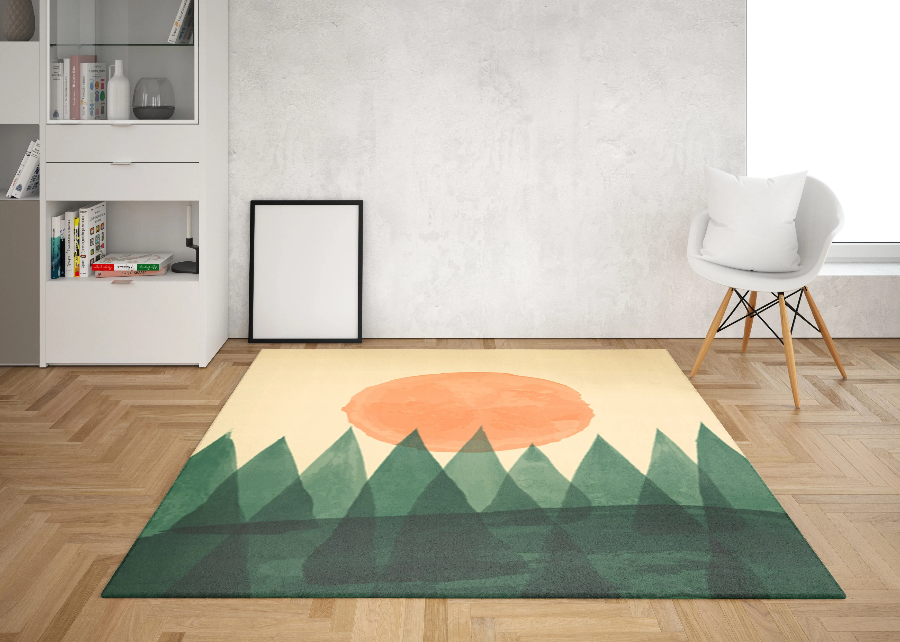 Soggiorno tappeti cucina camera da letto bagno decorazione illustrazione  tappetino rettangolare antiscivolo tappeto sole sul mare - AliExpress