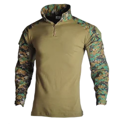 Tactical Combat Shirt Military Uniform Us Army Clothing Tatico Tops Airsoft Multicam Camouflage Hunting Fishing Clothes Mens
