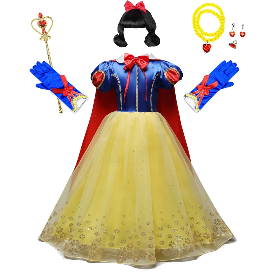 310 Years Girl Snow White Costume Baby Girl Snow White Cosplay