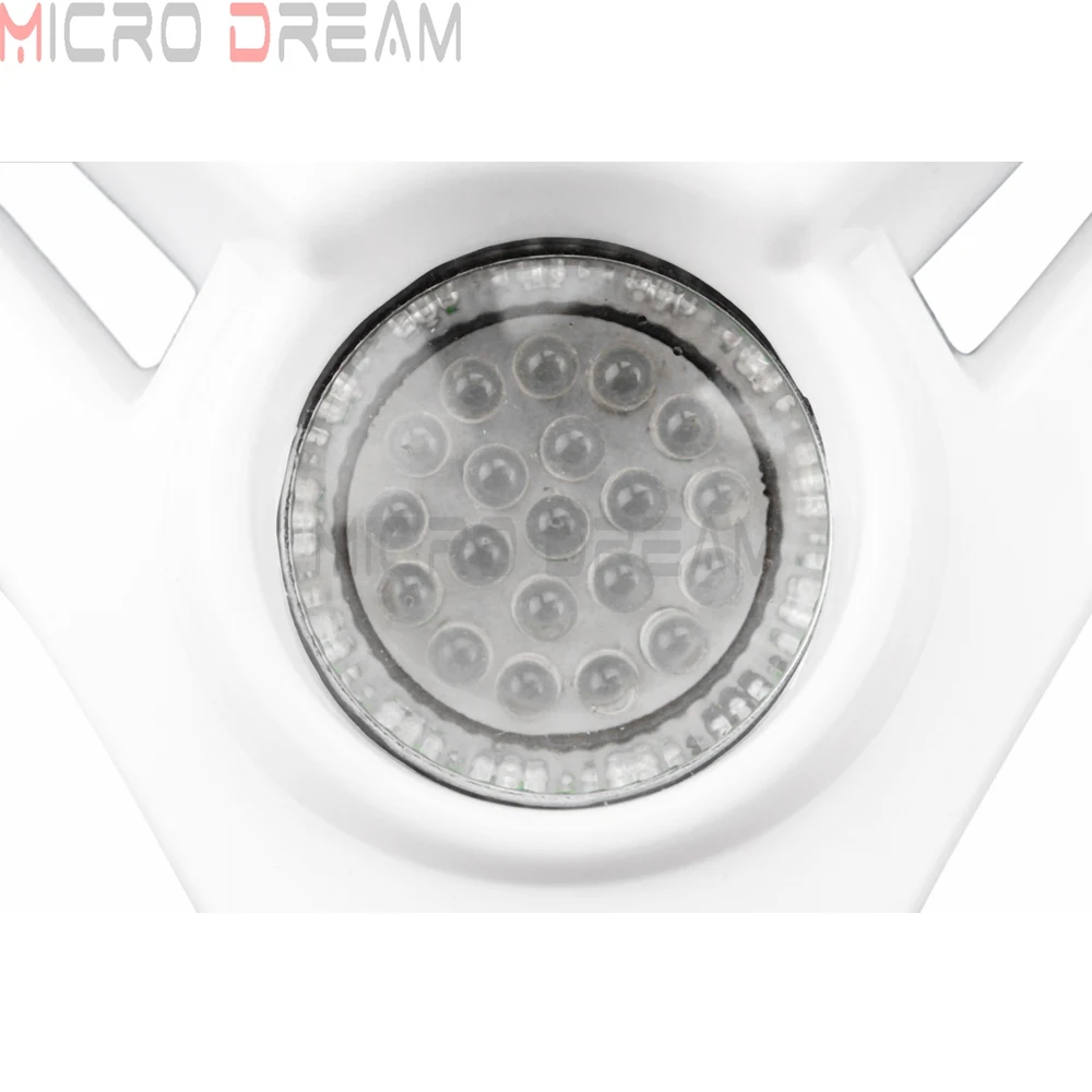 ガスガスtxtプロec 280 125 250 300トライアルバイク白色ledミニ三角形 
