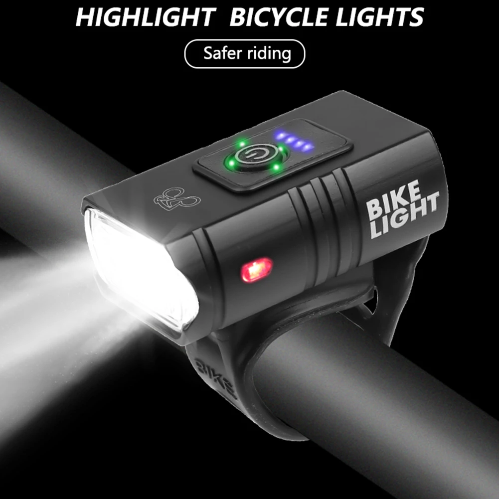 T6 LED Bicycle Front Light 6 Modes USB Rechargeable Waterproof Bike Head Lamp