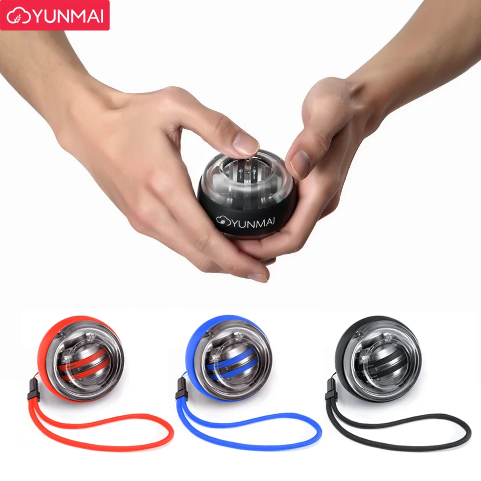 Yunmai Powerball Wrist Ball Gyroscope LED Powerball Gym Home Office