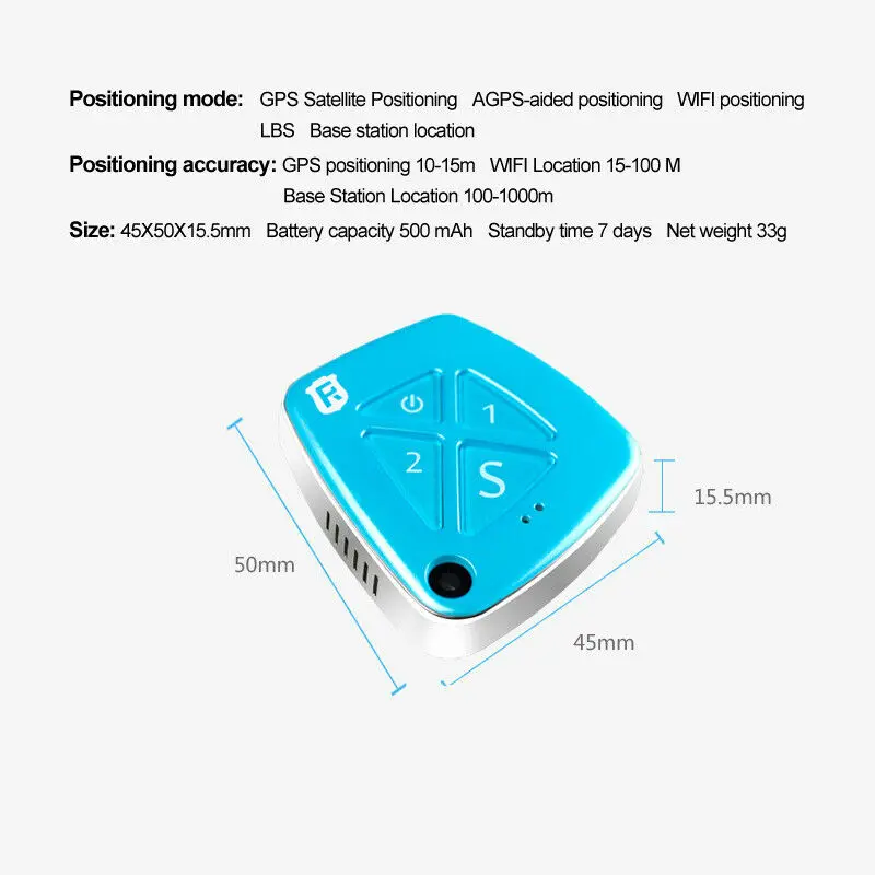 RF-V42 3g мини gps трекер детская камера двухсторонний телефонный звонок Осенняя сигнализация SOS оповещение в режиме реального времени отслеживающее приложение для детей пожилых людей