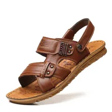 Новинка; Мужская обувь; кожаные удобные легкие дышащие повседневные модели; нескользящие износостойкие Дизайнерские повседневные мужские туфли