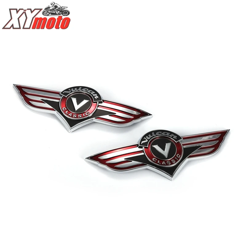 Классическая Эмблема для мотоцикла Kawasaki Vulcan наклейки 3D топливного бака