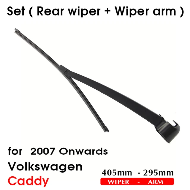 Auto Wischer Klinge Hinten Zurück Fenster Windschutzscheibe Scheibenwischer  Zubehör Für VW Volkswagen Caddy Fließheck 405mm 2007 Ab - AliExpress