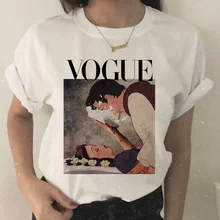 Модная футболка с принцессой женская одежда гранж Харадзюку женские Kawaii футболки футболка корейский стиль принт уличная Женская