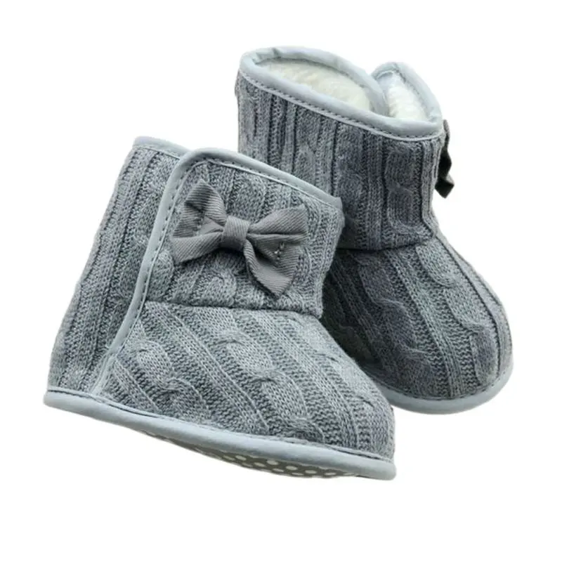 Зимние теплые ботинки для маленьких девочек; обувь с цветочным принтом для детей в русском стиле; Теплая обувь на мягкой нескользящей подошве для малышей; первые ходунки