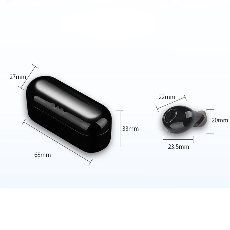 Беспроводная bluetooth-гарнитура интеллектуальное шумоподавление стерео Водонепроницаемая Bluetooth 5,0 гарнитура для iOS/Android телефонов SD