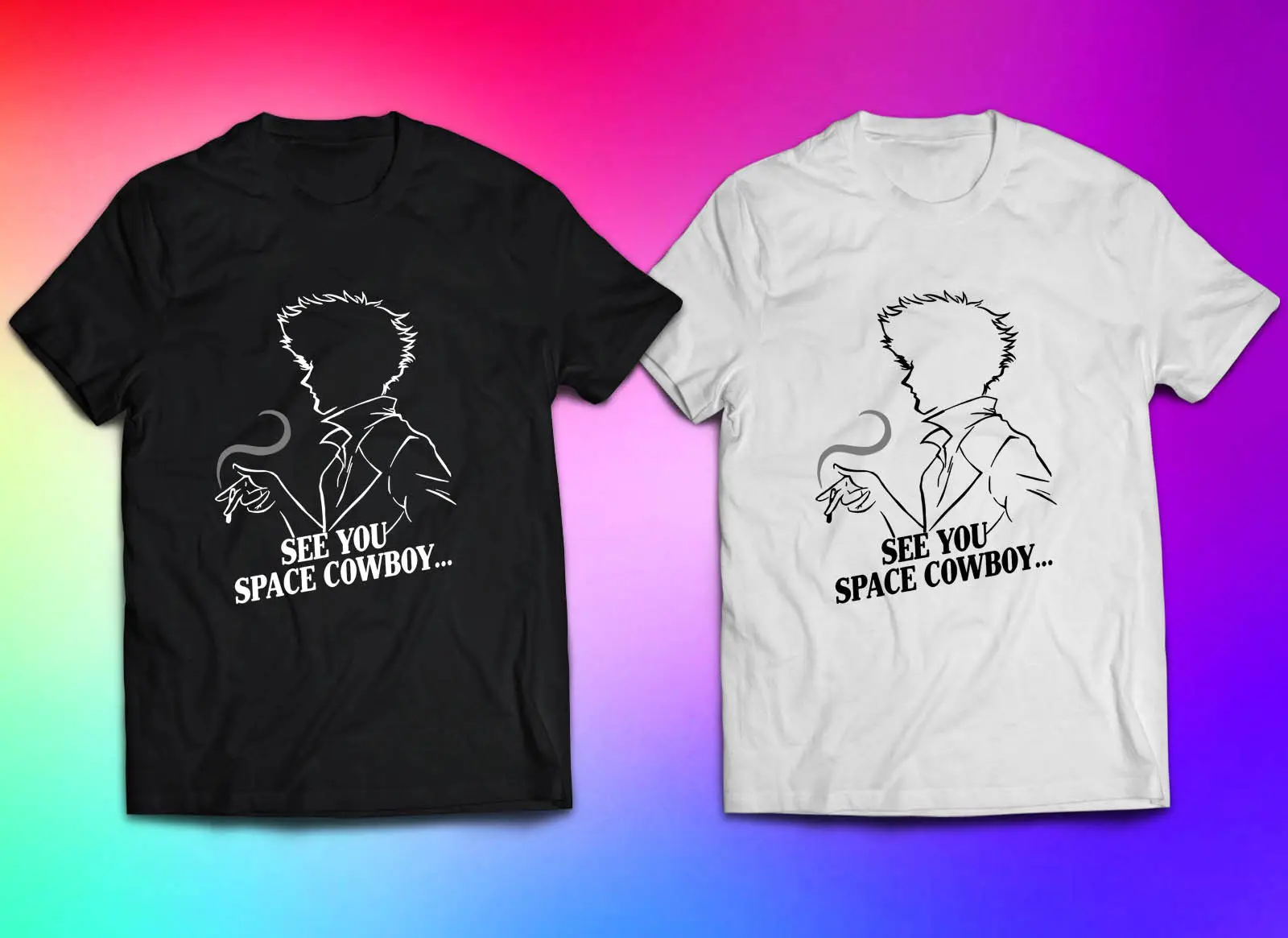 Ковбойская футболка Bebop с надписью See You Space Cowboy для мужчин размер S-3XL крутая