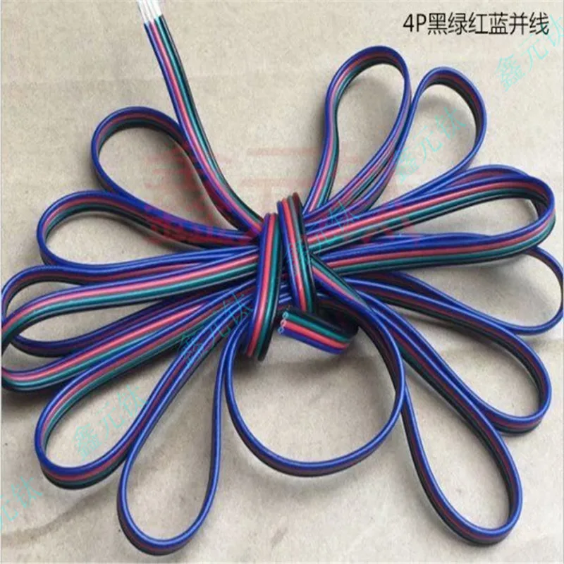 2pin красный и черный провод 4pin черный красный зеленый синий провод 5pin параллельная линия лампы полосы подключения