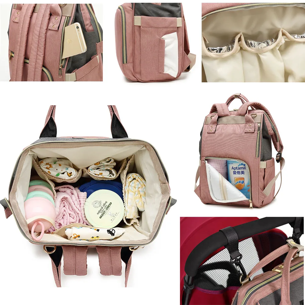 Baby Bag Fashion Mummy Maternity Nappy Bag Baby Changing Bag Diaper Bag Baby Travel Mom Backpack Nursing Bag Handbag For Baby