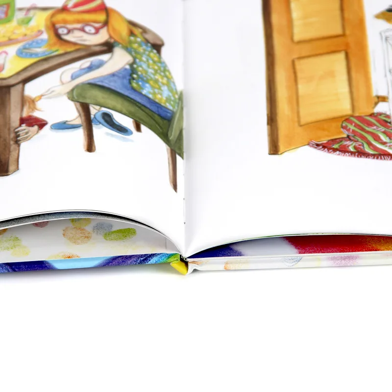 Книга на английском языке с картинками Мел радуги дети душевное общение семья соприкосновения точка чтения