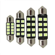Двойной заостренный 31 размер 36 размер 39 размер 41MM8 лампа светодиодный свет для чтения крыша свет 2835 SMD свет номерного знака