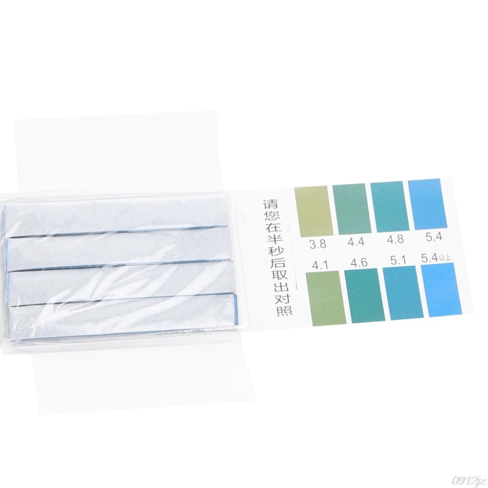 

80 Strips PH Range 3.8-5.4 PH Alkaline Test Indicator Paper Water Litmus Testing Kit PH Meters
