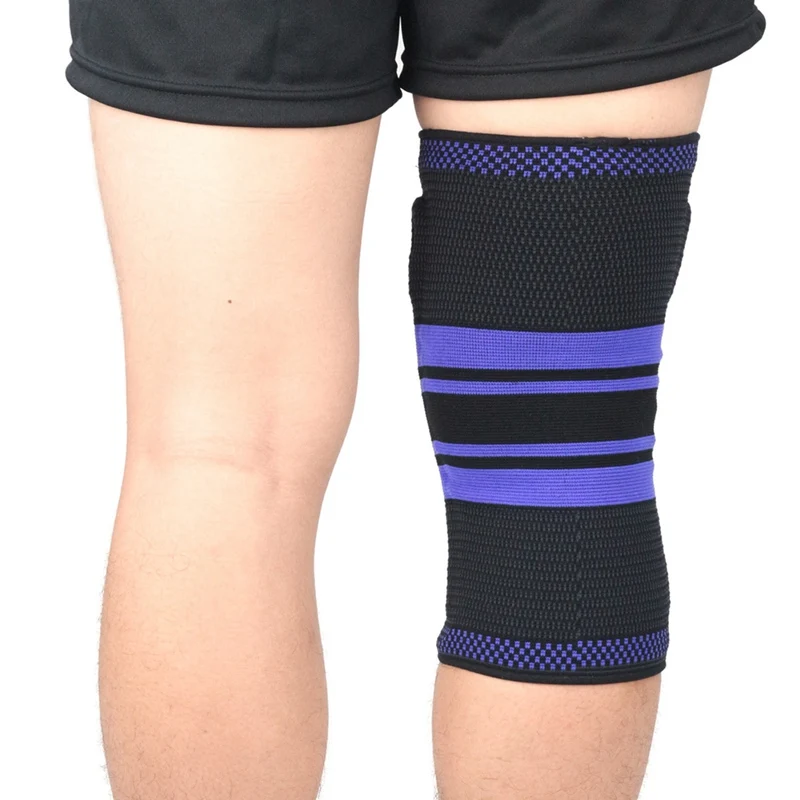 3D Weaving Silicone Protectors Knee Pads Supports Brace Meniscus Patella Basketball Volleyball Knee Pads Sports Sports hs