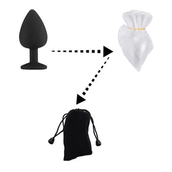 Butt Plug Safe Silicone Butt Plug With Crystal Jewelry Anal Plug Vaginal Plug Sex Toys For Woman Men Anal Dilator Toys for Gay 6