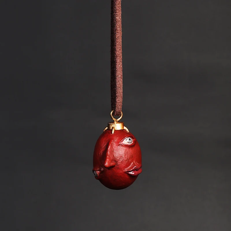 1997 Гриффит Берсерк behelite ожерелье малиновый Beherit кишки Beheritto яйцо короля с кожаной веревкой активированного типа - Цвет: 2012 Version