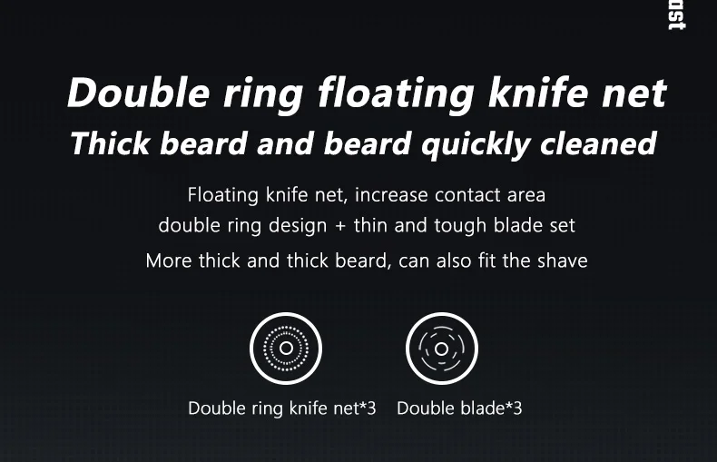 Xiaomi Enchen Mocha S Electric Shaver 360° Magnetic IPX7 Washable description image 8