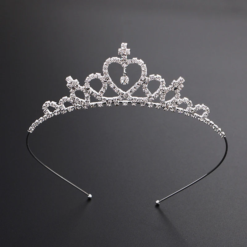 Headband Vgiee/рождественское платье для маленьких девочек вечерние и свадебные наряды одежда для маленьких детей от 4 до 9 лет, платья для девочек CC814 - Цвет: Headband