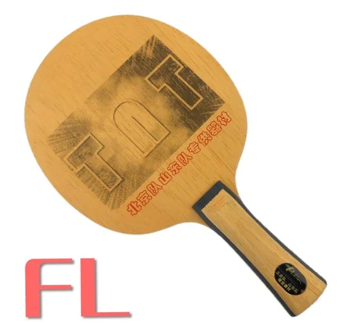 FL long handle Shanxi Provincia team Palio TNT 5 деревянных+ 2 углеродных атакующих+ лезвия для настольного тенниса для ракетки для пинг-понга - Цвет: FL long handle