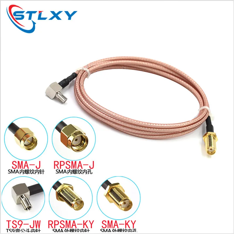 LTE Antenna 3G 4G TS9 CRC9 SMA Connector 4G LTE Router External Antenna For  Huawei 3G 4G LTE Router Modem 2M Cable - AliExpress 509 3G 4GのアンテナSMAの女性への3GのCRC9 / SMA / TS9コネクタYタイプスプリッタコンバイナRF同軸ピッグテールケ