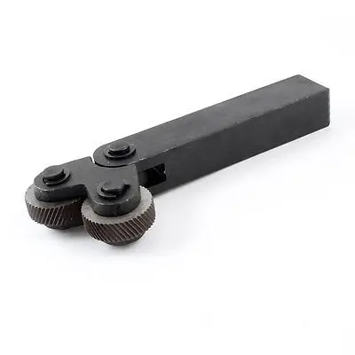 

26mm Diameter Double Wheels 1.5mm Pitch Linear Knurl Knurling Tool