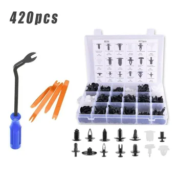 

Universal Fastener Clips Car Plastic Push Pin Bumper Rivet Screwdriver