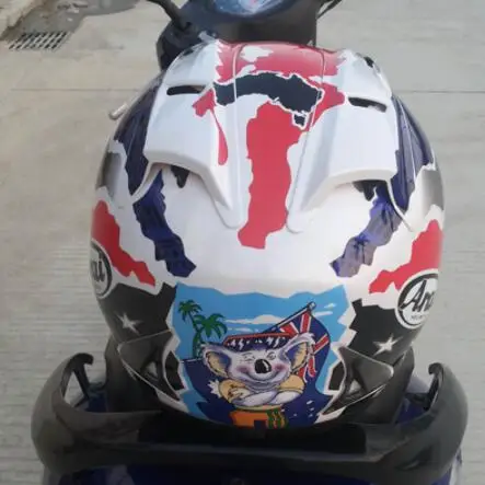 Мотоциклетный шлем полное лицо шлем ARAI мотоцикл полное лицо шлем сертификации ECE Сертифицированный мотоциклетный шлем