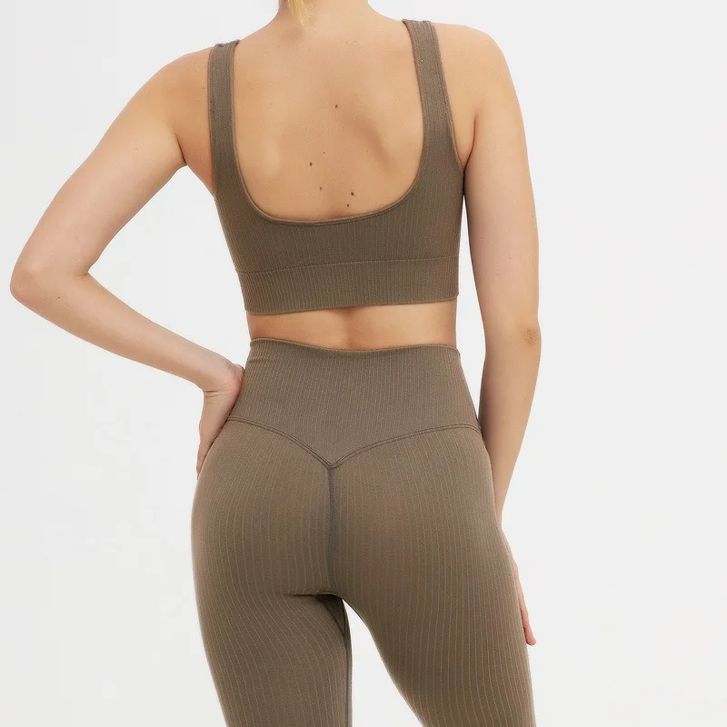 seamless yoga sets women gym clothes sports wear activewear gym two piece set fitness clothing sport leggings and top set (5)