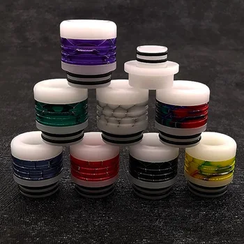 

510/810 Drip Tip Epoxy Rinser Stainless Steel RDA Atomizer RTA Tank 2-in-One Convertible Replacement Drip Tip Kits