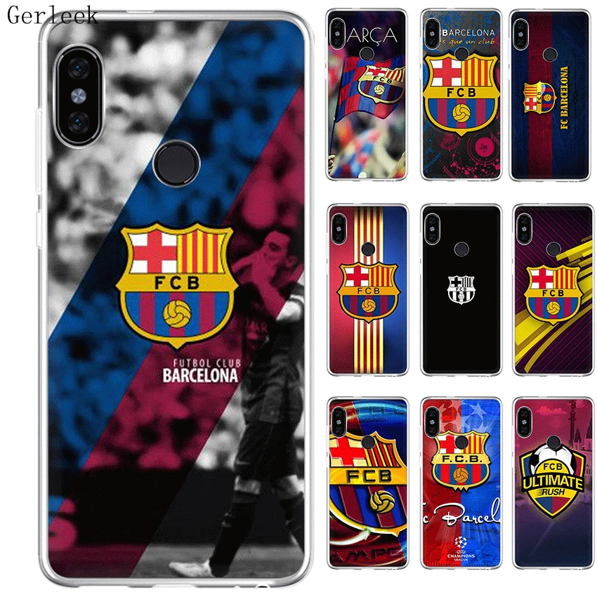 

mobile phone Case For Xiaomi Redmi Note 6 7 3 Pro 4 4X 5 5A hard Cover Bag Barcelona protect