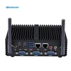 Dual LAN Fanless Qotom Mini PC Core i3-5005U Processor Onboard 4x RS-232 Ports Running 24/7 2