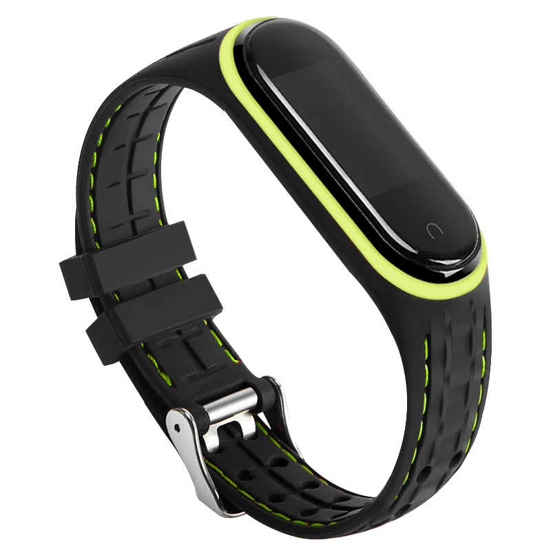 Для mi Band 4 3 ремешок силиконовый ремешок для Xiaomi mi Band 3 4 браслет mi band 3 4 NFC аксессуары Smart mi Band 4 Correa - Цвет ремешка: 7952